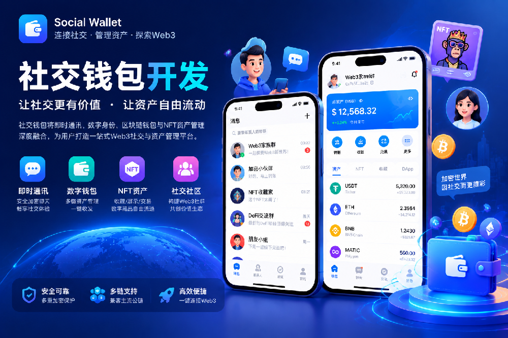 社交钱包开发成本是多少？影响项目报价、功能配置与开发周期的关键因素分析
